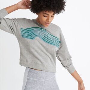 Madewell x Outdoor Voices sweatshirt with Wave Design